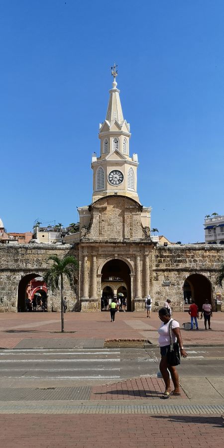 torre del reloj Cartagena de indias Colombie