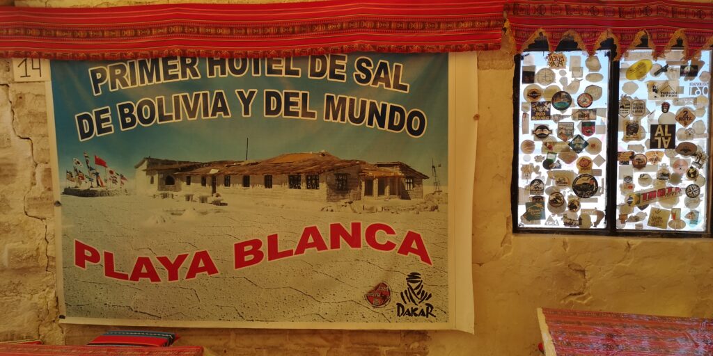 Hotel de sal salar Uyuni Bolivie