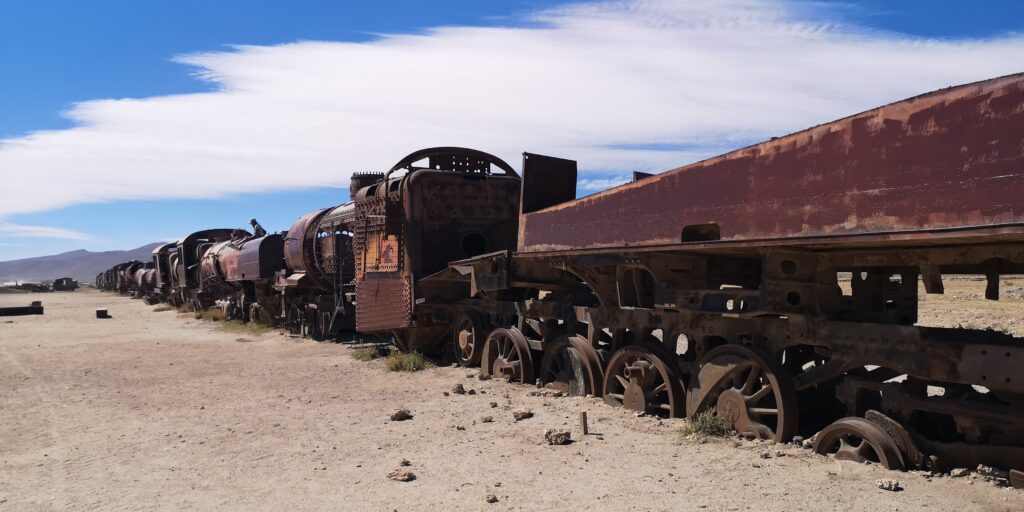 Cimetière des trains Uyuni Bolivie