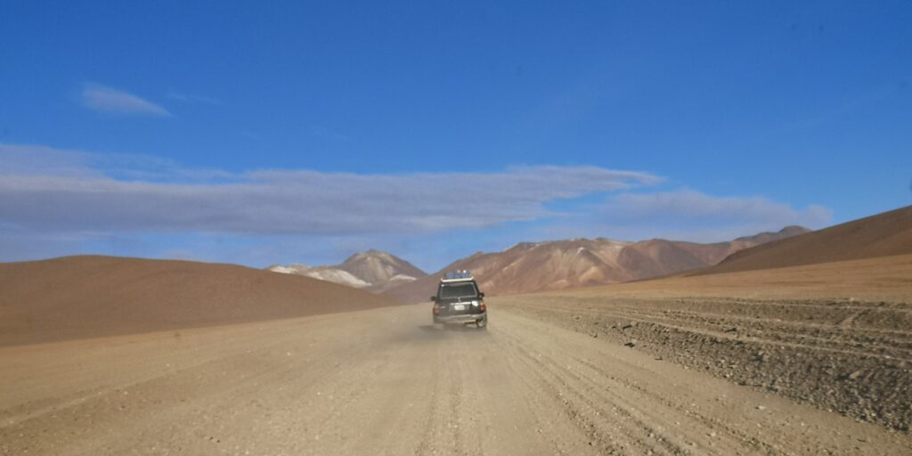 Pistes de terre Sud Lipez Bolivie